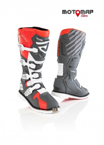 Stivali acerbis race - x, rosso