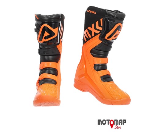 Stivali acerbis team arancio - stivali,